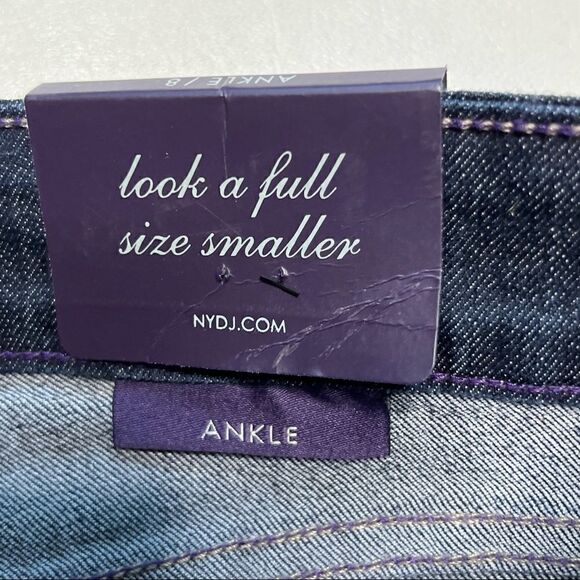 NYDJ Not Your Daughter’s Jeans | NWT Original Slimming Fit Ankle Raw Hem Jeans - Picture 5 of 9